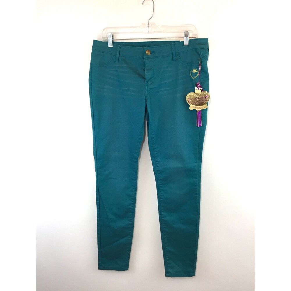 Princess Vera Wang 13 Teal Skinny Jean Jeggings